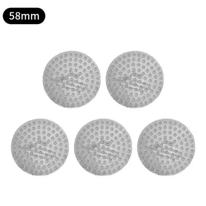 Bincoo Stainless Steel Espresso Filter - 51/53/58mm Universal Secondary Shower Mesh for Even Water Distribution For Barista Use
