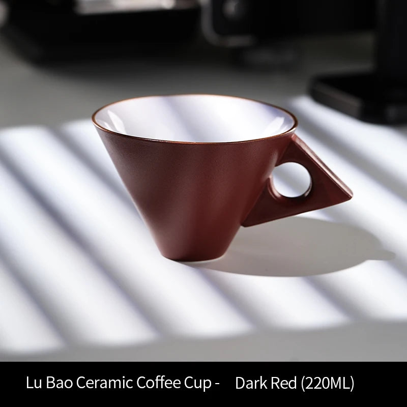 Bincoo Premium 220ml Ceramic Mug Set Ideal for Espresso Latte Mocha and Coffee Tasting Professional Grade Cups Elegant Design