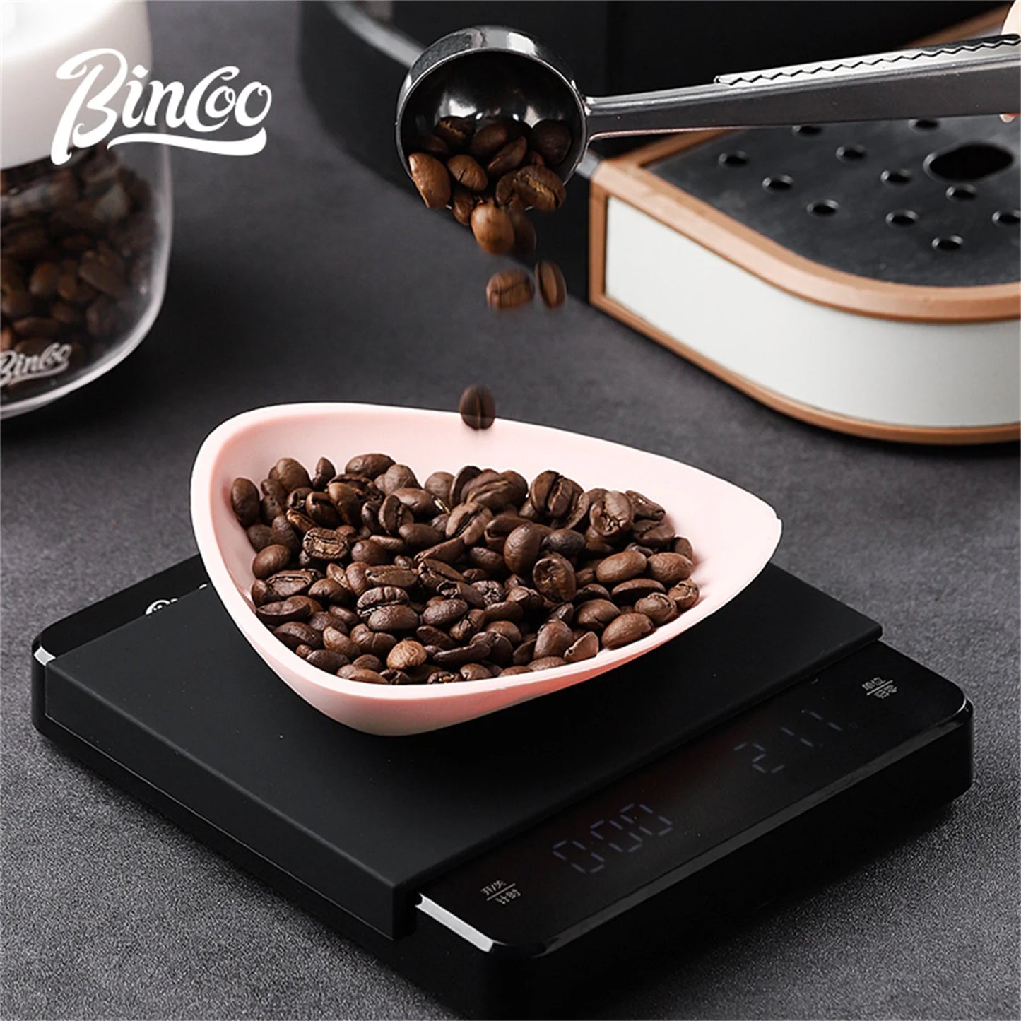 Coffee Beans Dose Trays Silicone Weighing Bean Dish Measuring Tray Espresso Coffee Accessories Weighing Tool for Home Kitchen
