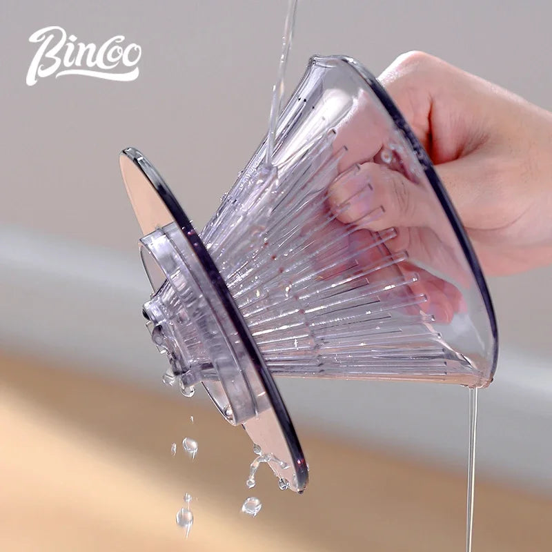 Bincoo Coffee Filter Hand Brewing Cup Tool, Conical Coffee Drip Filter Slow Brewing Professional Barista Accessories