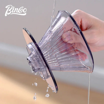 Bincoo Coffee Filter Hand Brewing Cup Tool, Conical Coffee Drip Filter Slow Brewing Professional Barista Accessories