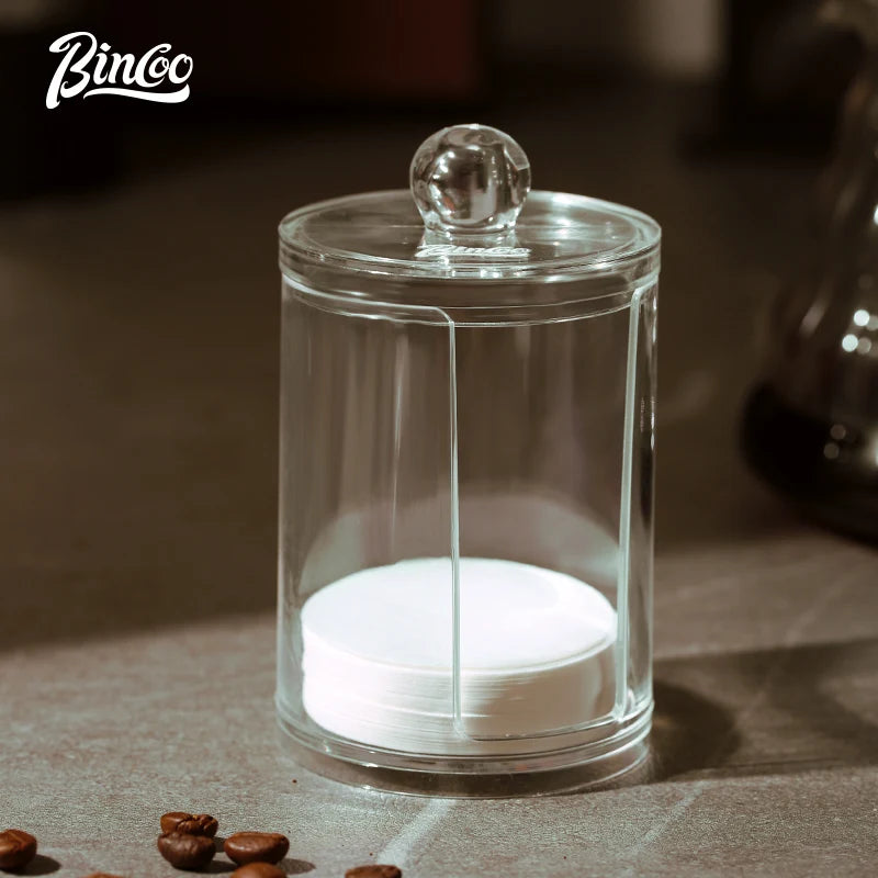 Bincoo Disposable Coffee Filter Paper for 51/53/58/60mm Espresso Maker 100Pieces Espresso Paper Filter Home Kitchen Accessorie