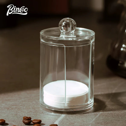 Bincoo Disposable Coffee Filter Paper for 51/53/58/60mm Espresso Maker 100Pieces Espresso Paper Filter Home Kitchen Accessorie