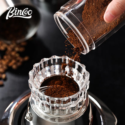 Bincoo Visual Glass Double Valve Mocha Pot Italian Concentrated Extraction Coffee Pot Electric Ceramic Stove Heating Base 220V