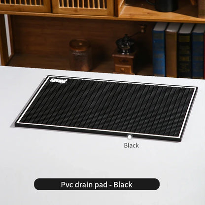 Bincoo Espresso Coffee Tamper Mat PVC Tamping Holder Anti-Skid Coffee Bar Mat for Delonghi Breville Portafilter Barista Tools