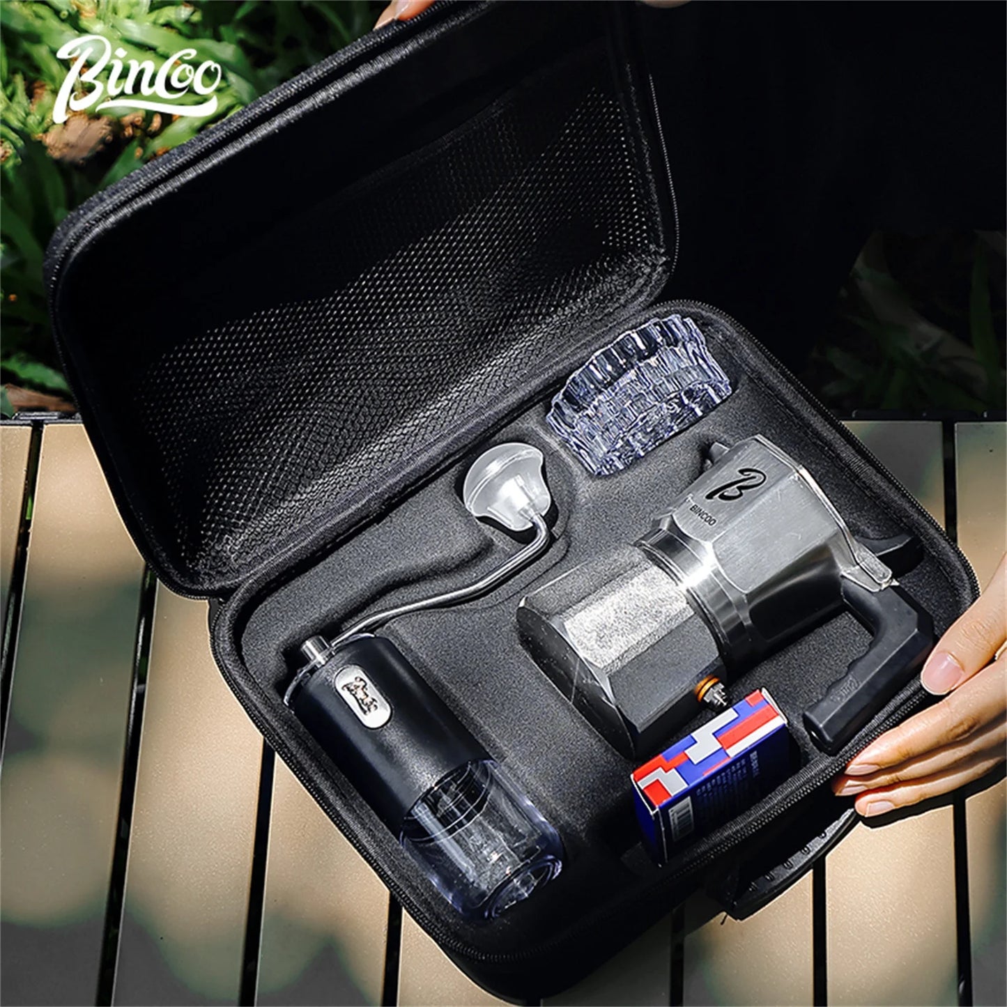 Bincoo Three Valve Mocha Pot Concentrated Latte 316 Stainless Steel Coffee Pot for Baristas Use Mocha Dual Valve Extraction Pots