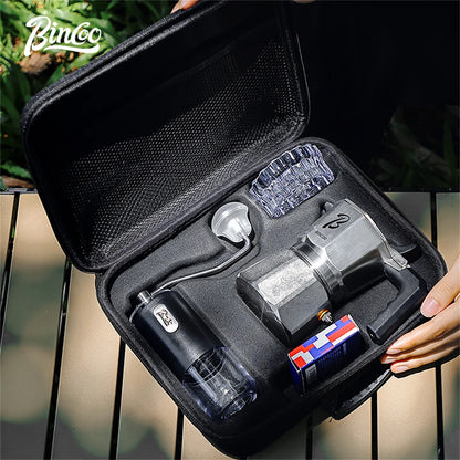 Bincoo Three Valve Mocha Pot Concentrated Latte 316 Stainless Steel Coffee Pot for Baristas Use Mocha Dual Valve Extraction Pots