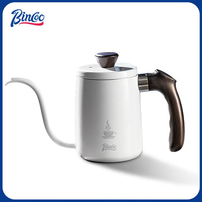Bincoo Pour Over Coffee Kettle Gooseneck Stainless Steel Drip Kettle 350ml Long Spout Water Pot for Hand Brew Coffee Tea