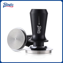 Bincoo Coffee Tamper with Threaded Spring Mechanism 51/58mm Universal Espresso Tamping Pressing Tool Barista Accessories