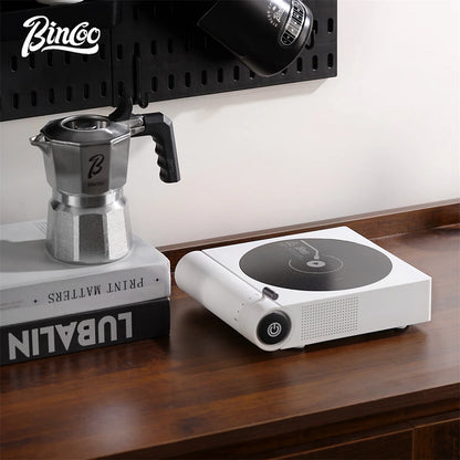 Bincoo 800W Moka Pot Mini Electric Ceramic Infrared Heating Furnace Milk Heater Coffee Induction Cooker Dual Heat Dissipation