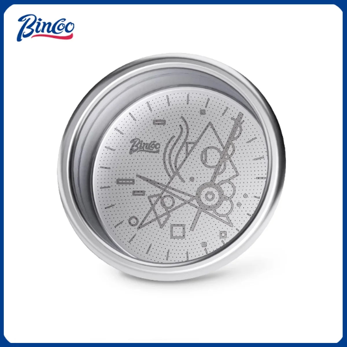 BINCOO Coffee Espresso Filter Basket Precision 51/58.5mm Coffee Machine Handle High Extraction Powder Bowl Portafilter 16/18/20g