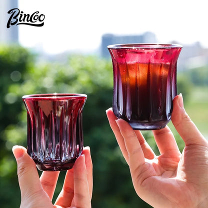 Bincoo Coffee Sharing Pot Glass Cup Set Glass Pot Coffee Cup Coffee Tray Set 500ML