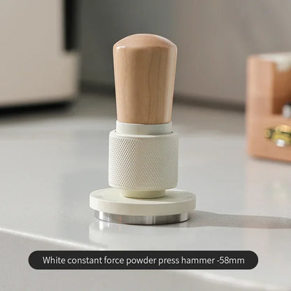 Bincoo 30-Pound Force Espresso Tamper Set - Universal 51/58mm Constant Pressure Coffee Tool with Leveling Base & Accessories