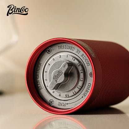 Bincoo Portable Manual Hand Coffee Grinder Professional CNC Stainless Steel Adjustable Manual Burr Coffee Bean Grinding Upgrade