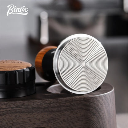 Bincoo Coffee Espresso Distributor 51/58mm Cloth Powder Hammer Machine Leveler Tool Coffee Tamper Storage Base Coffee Holder Set
