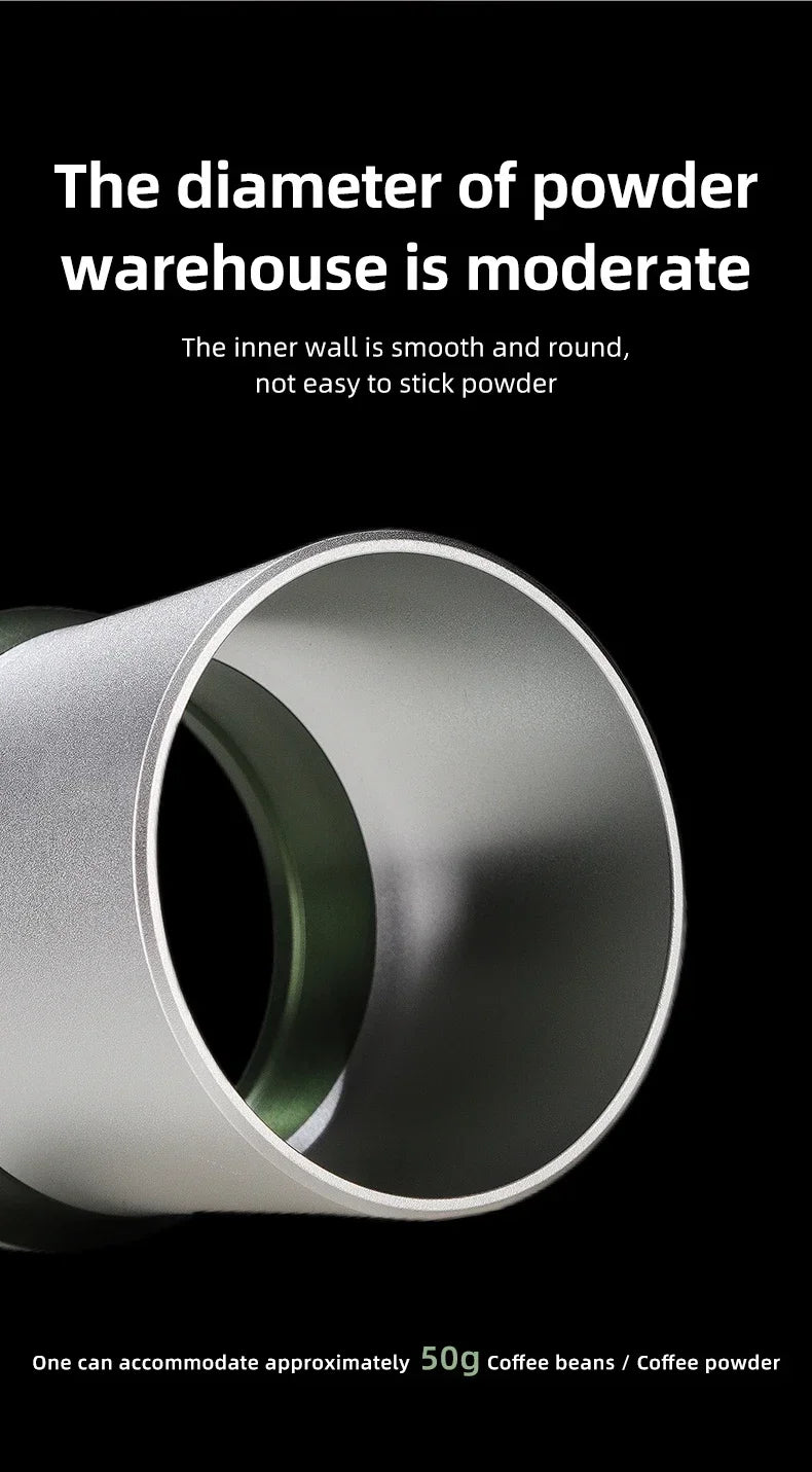 BINCOO 58mm Dosing Shakers Espresso Coffee Powder Receiver Container Espresso Grounds Dosing Cup Barista Coffee Accessories