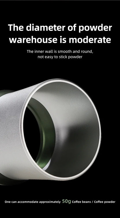 BINCOO 58mm Dosing Shakers Espresso Coffee Powder Receiver Container Espresso Grounds Dosing Cup Barista Coffee Accessories