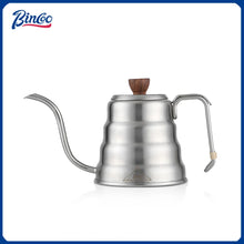BINCOO 600ML Hand Brewed Coffee Pot 304 Stainless Steel Household Narrow Mouth Coffee Drip Kettle Pot Pour Over Coffee Tea Pots