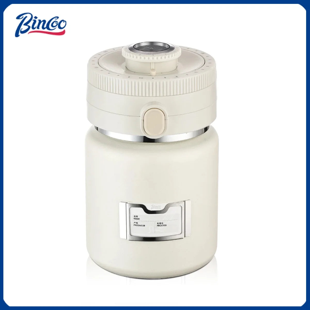 Bincoo 1000ML Coffee Bean Vacuum Airtight Sealed Tank Stainless Steel Grain Tea Nut Keep Fresh Storage Jars Kitchen Sealed Cans