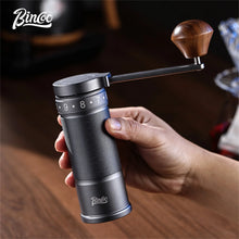 Bincoo Professional  Upgrade Manual Coffee Grinder CNC Stainless Steel Burr Adjustable Foldable Hand-Crank Coffee Bean Grinding