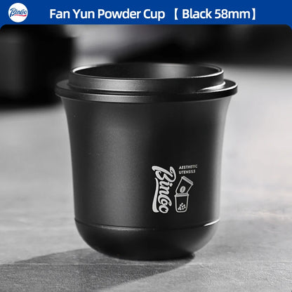Bincoo 51/58mm Coffee Dosing Cup Aluminum Material Compatible with Espresso Portafilter Durable Wear Resistant Tool for Barista