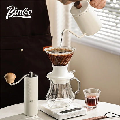 BINCOO Reusable Immersion Coffee Dripper Filters V02 Set Switch Pour Over Dripper Hand Brewing Coffee Maker Glass Coffee Filters