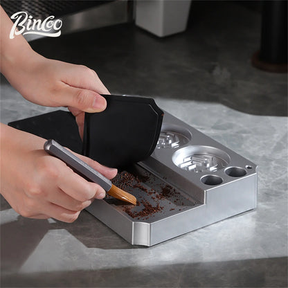 Bincoo Coffee Tamper Station Stand ABS Coffee Portafialter Holder 51-58mm Espresso Distributor Storage Base Barista Accessories
