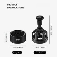 Bincoo GYKF2429 Espresso Coffee Distributor – Press & Rotate Stirring Needle, Adjustable, Evenly Break Clumps, Anti-Clump Tool