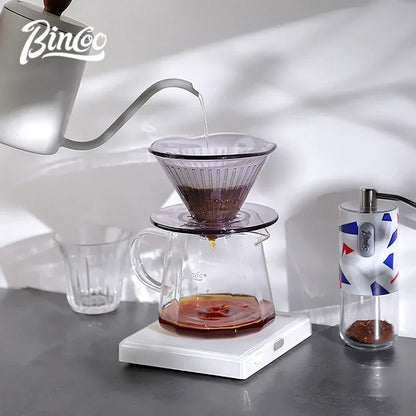 Bincoo Coffee Filter Hand Brewing Cup Tool, Conical Coffee Drip Filter Slow Brewing Professional Barista Accessories