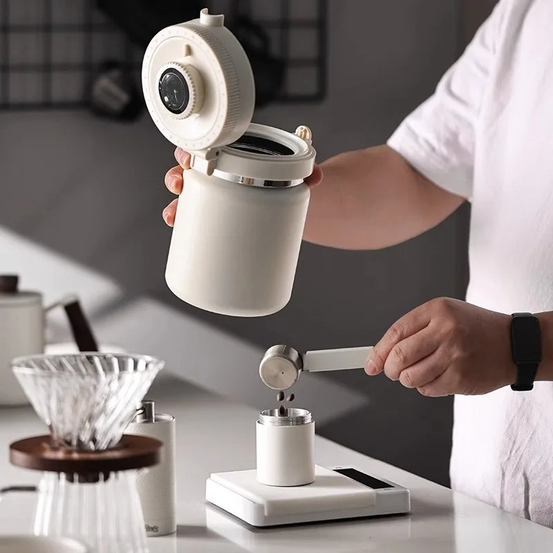 Bincoo Coffee Bean Vacuum Sealed Canister Coffee Powder Storage Canister Stainless Steel Double Layer Storage Canister