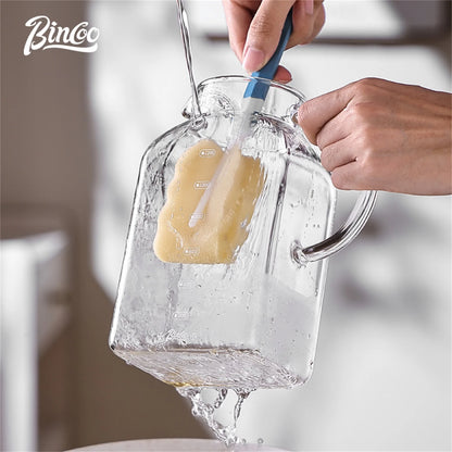 Bincoo 1200ML Glass Cold Brew Coffee Pot with double-layer Filter Cups Water Bottle Extracted Espresso Coffee Maker Juice Kettle