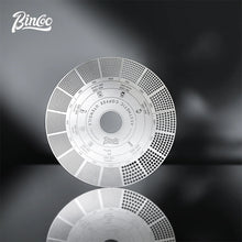 Bincoo GYKF2330 Coffee Grind Size Guide Card for Comparing Fineness and Coarseness Espresso and Pour Over Coffee to Achieve Ideal Grind