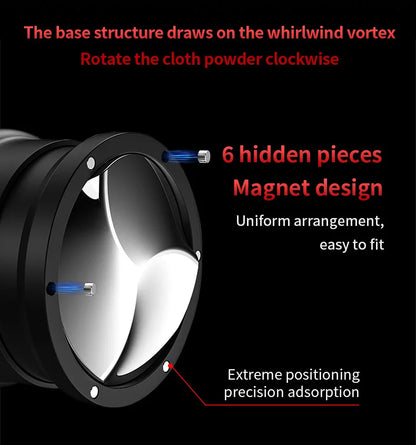 Bincoo Premium 58mm Magnetic Coffee Leveler Self Gravity Cyclone Design with 6 Concealed Magnets Even Grounds Distribution