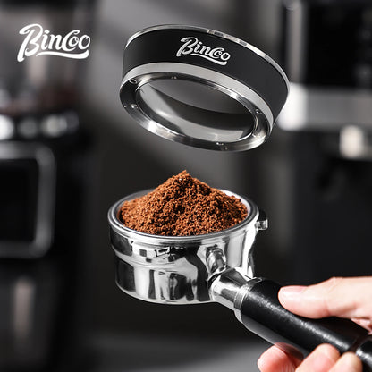 Bincoo 58MM Coffee Dosing Ring Stainless Steel Magnetic Espresso Dosing Ring Portafilter Barista Funnel Accessories Brewing Tool