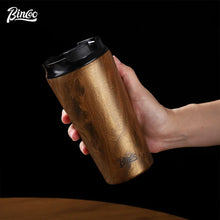 Bincoo 280ml 500ML Stainless Steel Coffee Cup With Ceramic inner liner Double Layer Thermal Mug Travel Car Insulated Water Cups