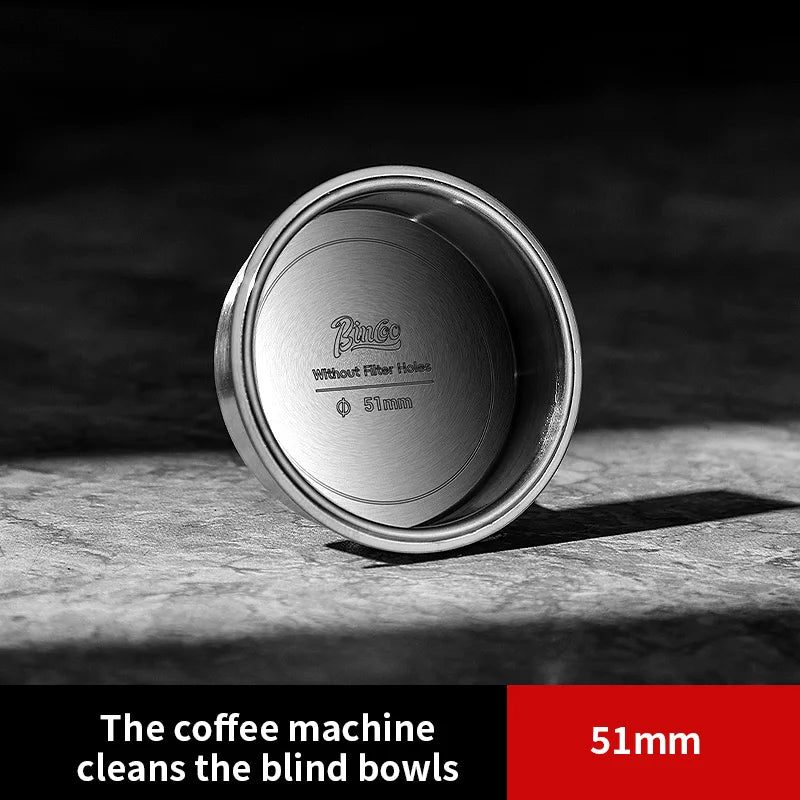 BINCOO Coffee Espresso Filter Basket Precision 51/58.5mm Coffee Machine Handle High Extraction Powder Bowl Portafilter 16/18/20g