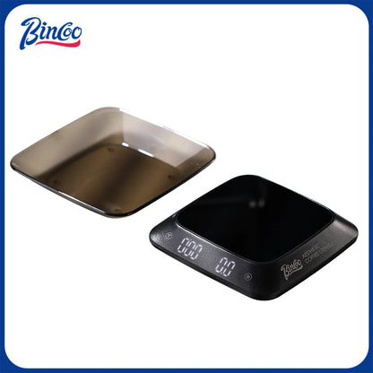 Bincoo Professional Coffee Scale Mini Size 2 Working Modes Black  High Precision 0.1g Accuracy for Espresso and Pour Over