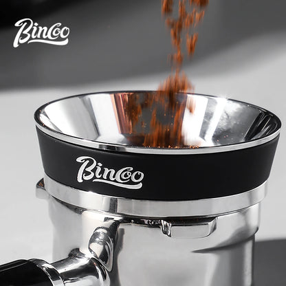 Bincoo 58MM Coffee Dosing Ring Stainless Steel Magnetic Espresso Dosing Ring Portafilter Barista Funnel Accessories Brewing Tool