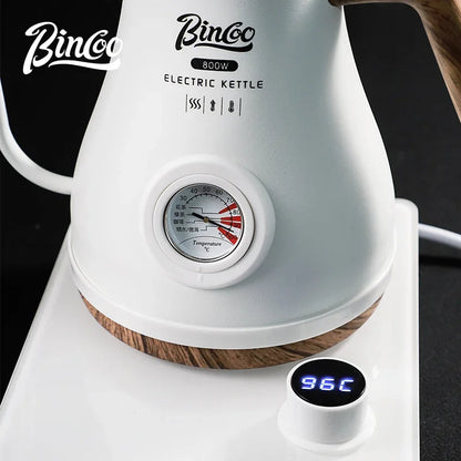 Bincoo Hand Brewed Coffee Pot Intelligent Temperature Control Electric Kettle Kettle Constant Household Coffee Tool 220V 800W 1L