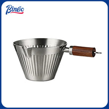 Bincoo 304 Stainless Steel Espresso Measuring Cup – Drip Tray Receiver with Scale, Coffee Machine Extraction Cup