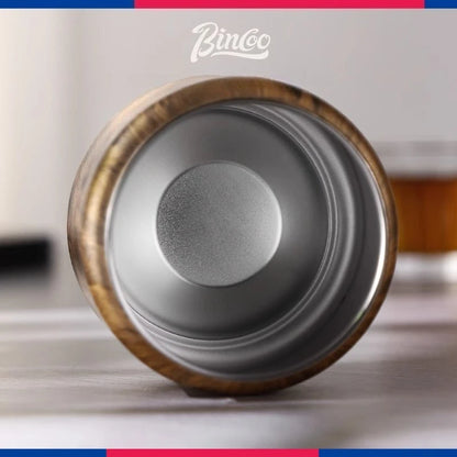 Bincoo Coffee Bean Vacuum Sealed Canister Fresh-Keeping Household Coffee Powder Storage Canister Stainless Steel Titanium