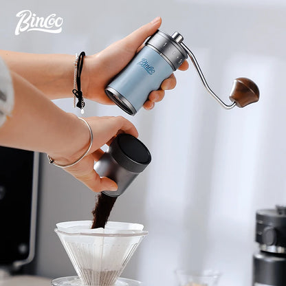Bincoo SM12 Coffee Grinder External Adjustment Steel Core Manual Coffee Bean Grinder