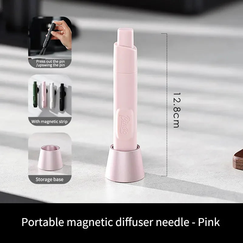 Bincoo WDT Tool Espresso Distribution Tools with Magnetic Loose Powder Needle for Espresso Coffee Stirrer Telescopic Design