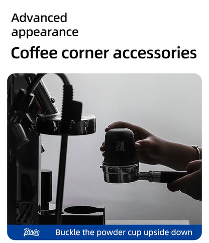 Bincoo 51/58mm Coffee Dosing Cup Aluminum Material Compatible with Espresso Portafilter Durable Wear Resistant Tool for Barista