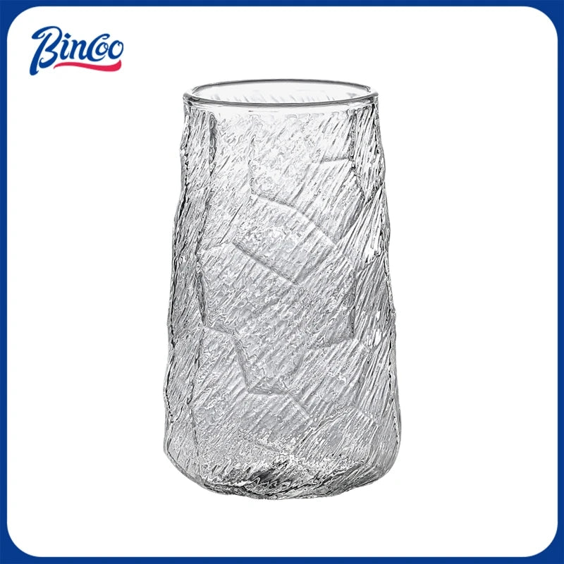 Bincoo GYKF2313 Premium Glass Coffee Cup Collection Retro Aesthetic for Dirty Coffee AmericanoEspresso High Quality for Home Cafe Use