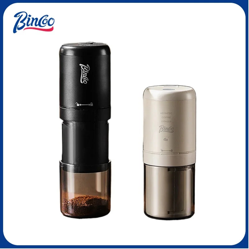 BINCOO Coffee Grinder Electric USB Type C Rechargeable Home Outdoor Blenders Profession Adjustable Coffee Beans Grinding