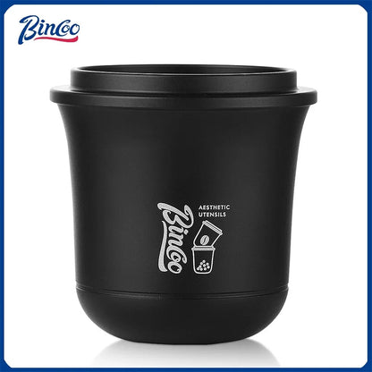 Bincoo 51/58mm Coffee Dosing Cup Aluminum Material Compatible with Espresso Portafilter Durable Wear Resistant Tool for Barista
