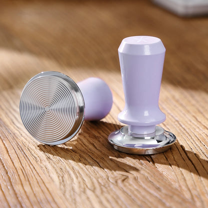 Bincoo GYKF1807 Premium Spring-Loaded Espresso Tamper 51mm/58mm Compatible Threaded Bottom  for Even Tamping Barista Essential Tool