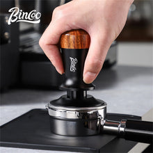 Bincoo Professional Coffee Tamper 51/58mm Spring Pressure Threaded Base Auto Leveling for Portafilter Use
