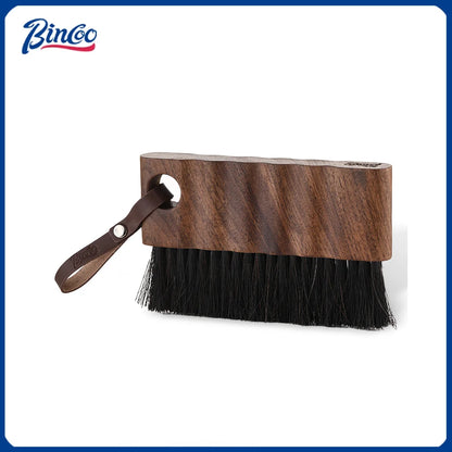 Bincoo Coffee Grinder Brush Wooden Handle Cleaning Tool for Machine Gaps Desktop Hanging Home Bar Barista Accessories